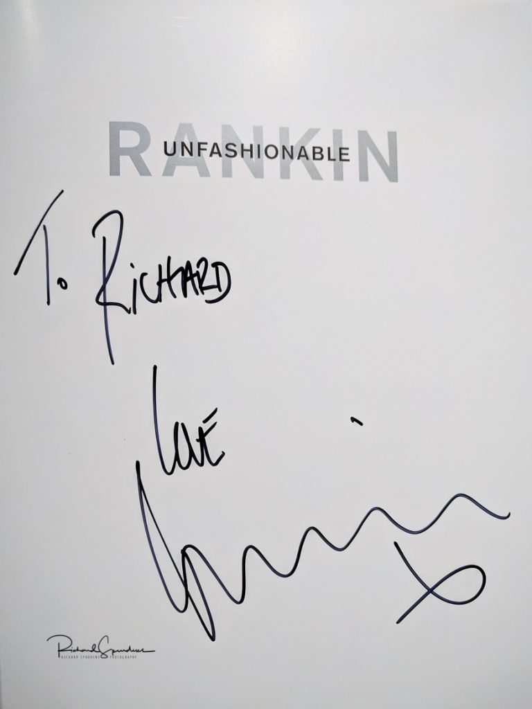 image of the inside cover and its signature