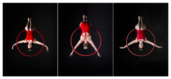 Aerail Arts Photography - Aerial hoop Photography - Aerial arts Photographer - september print of the month aerial hoop triptych