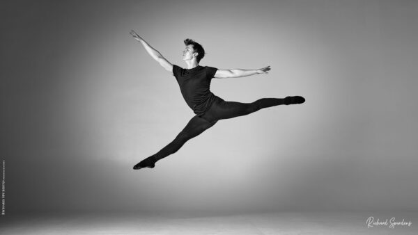 Dance Photographer - Dance photography - male dancer leaping acros the stage