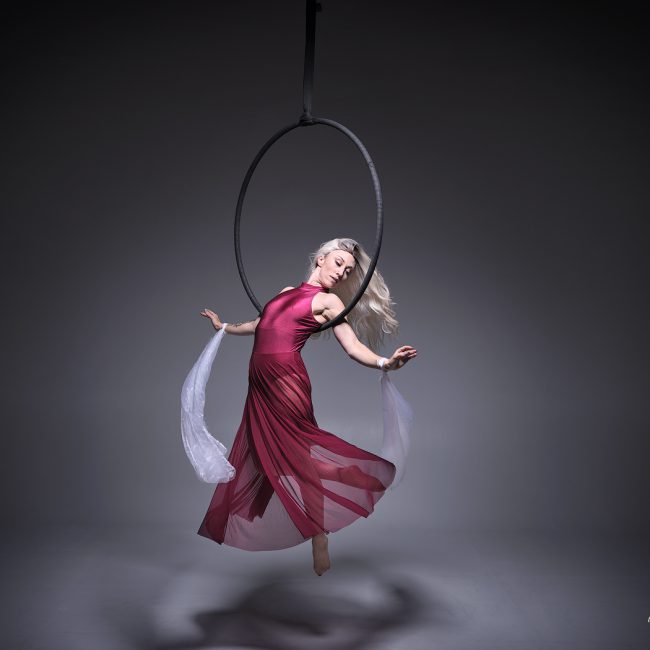 aerial arts photographer - aerial hoop photographer - aerial arts photography - aerial hoop photography - aerial artist spinning in an arm hold